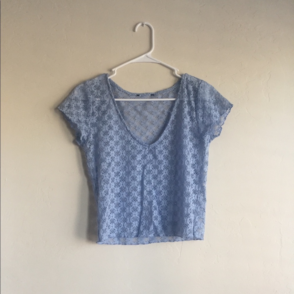 Sheer Lace forever21 top